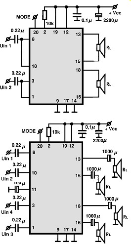TDA8561TH I - II electronics circuit